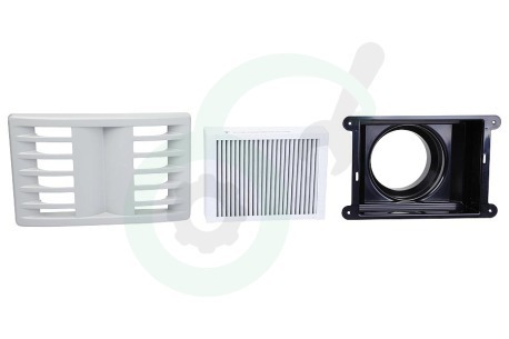 Pelgrim Afzuigkap 734604 Filter Recirculatie set incl filter