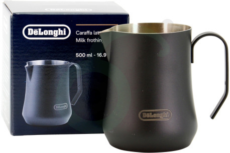 DeLonghi  AS00006520 DLSC082 Melkopschuimkan Zwart, 500ml