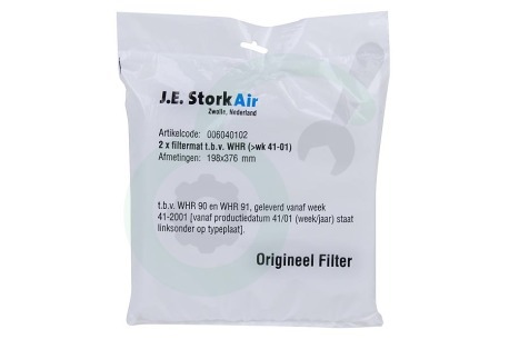 StorkAir  006040102 WHR Filter Schuiffilter