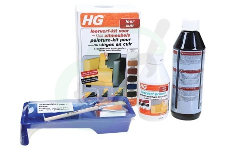 HG  350050100 HG Leerverf-kit zwart voor zitmeubels