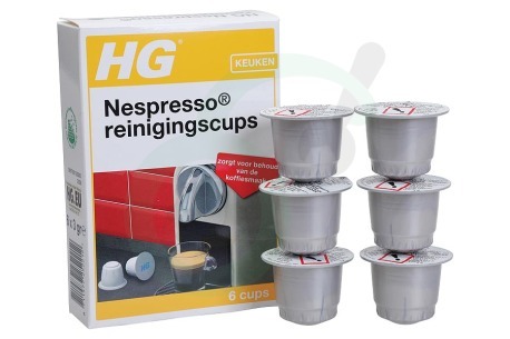 HG  678000103 HG Nespresso Reinigingscups