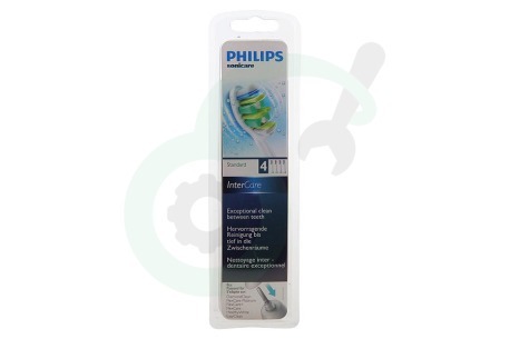 Philips  HX9004/07 Tandenborstelset InterCare standaard opzetborstels, 4 stuks