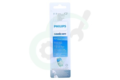 Philips  HX9022/10 HX9022 C2 Optimal Plaque Defence opzetborstels, 2 stuks