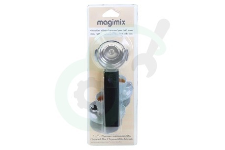 Magimix  3206322 400028 Filterhouder met 1 en 2 kops filter