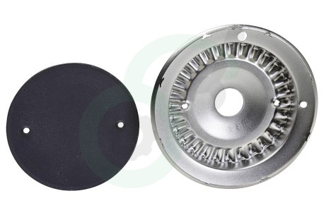 Dometic Kookplaat 407145142 Branderkelk Brandertop 2 gaats, geemailleerd, D=75mm