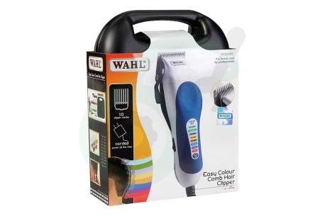 Wahl  20104.0460 Tondeuse Colourpro wit/blauw inclusief koffer