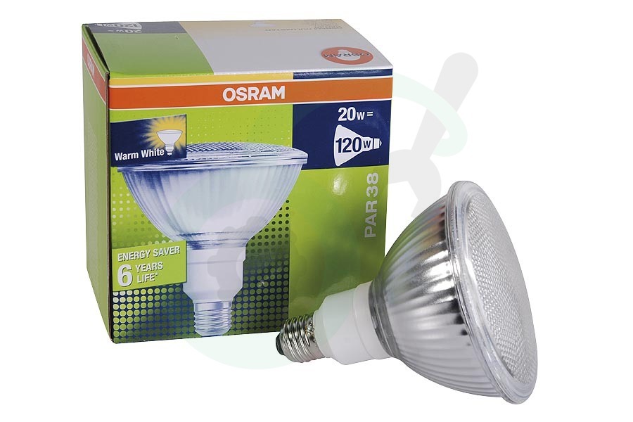 Incident, evenement Isolator vieren Osram 4008321162878 Spaarlamp Spot PAR38