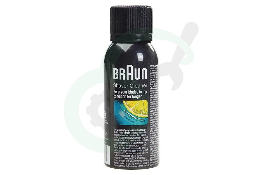veronderstellen Verbaasd Uitlijnen Braun 4210201213475 Reiniger Shaver cleaner spray