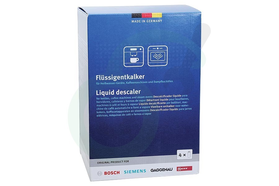 Descalcificador líquido (descalcificador) para Bosch, Siemens y otros  cafetera 312010, 00312010