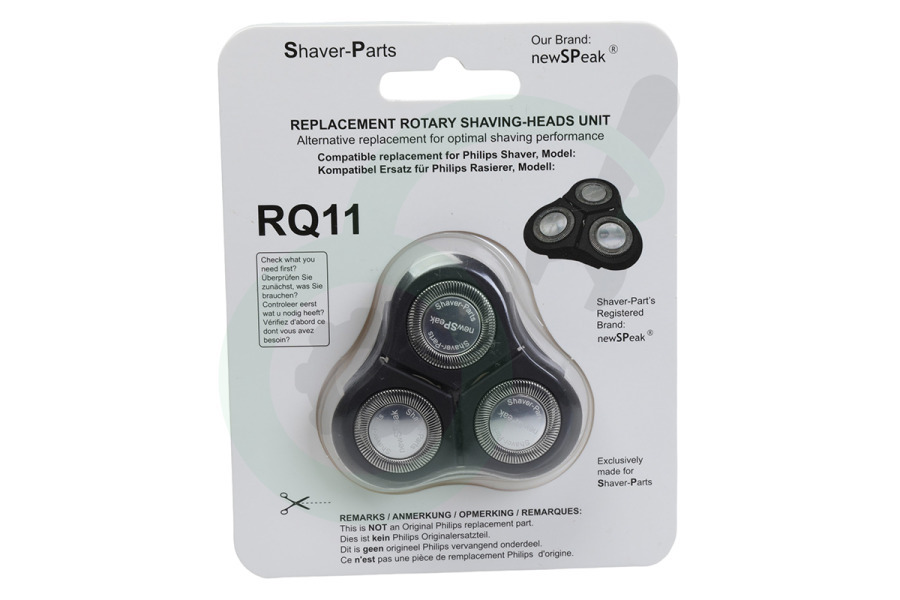 norelco shaver replacement heads rq11