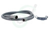 Erres Wasmachine 484000001134 TVS229 Slang pomp afvoer Afv.slang 2 mtr Recht/Recht 22mm