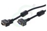 VGA Kabel Male - Female, 5.0 Meter, HD 1680x1050, 15P