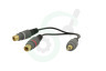 Jack Verloopkabel 3.5mm Male - 2x Tulp Contra RCA Female