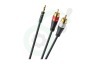 Oehlbach  D1C33191 Excellence Stereo-Audio Kabel, 3,5mm Jack/Cinch, 2 Meter